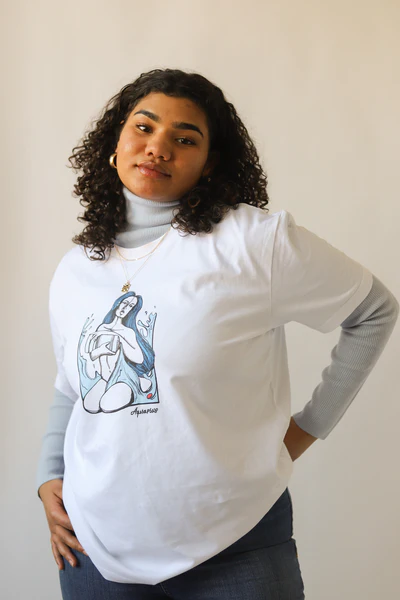 Aquarius - Unisex Organic Cotton T-Shirt