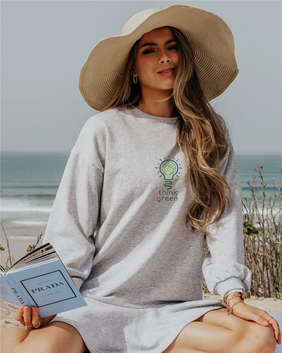 Think Green - Unisex Sustainable Sweatshirt - New Design '24