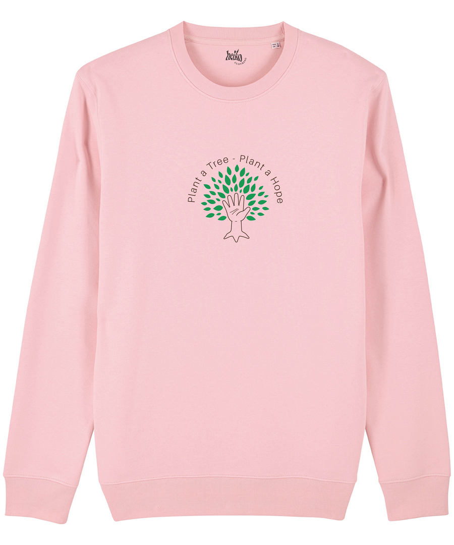 Plant a Tree Plant a Hope  - Unisex Sustainable Sweatshirt - New Design '24