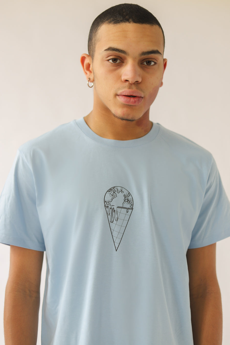 The Earth is Melting - Unisex Organic Cotton T-Shirt