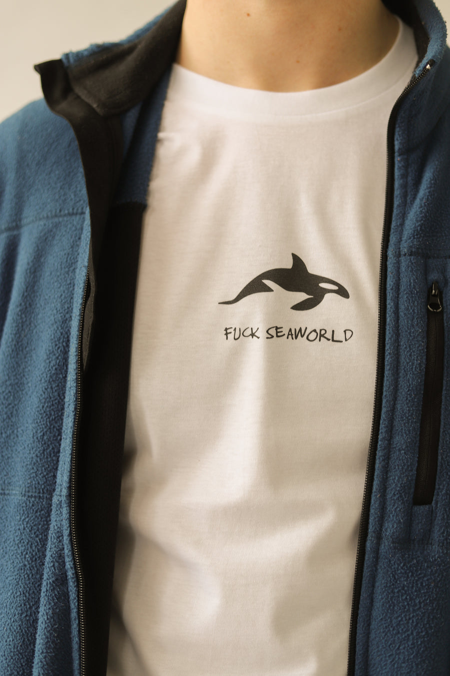 F*ck Seaworld - Unisex Organic Cotton T-Shirt