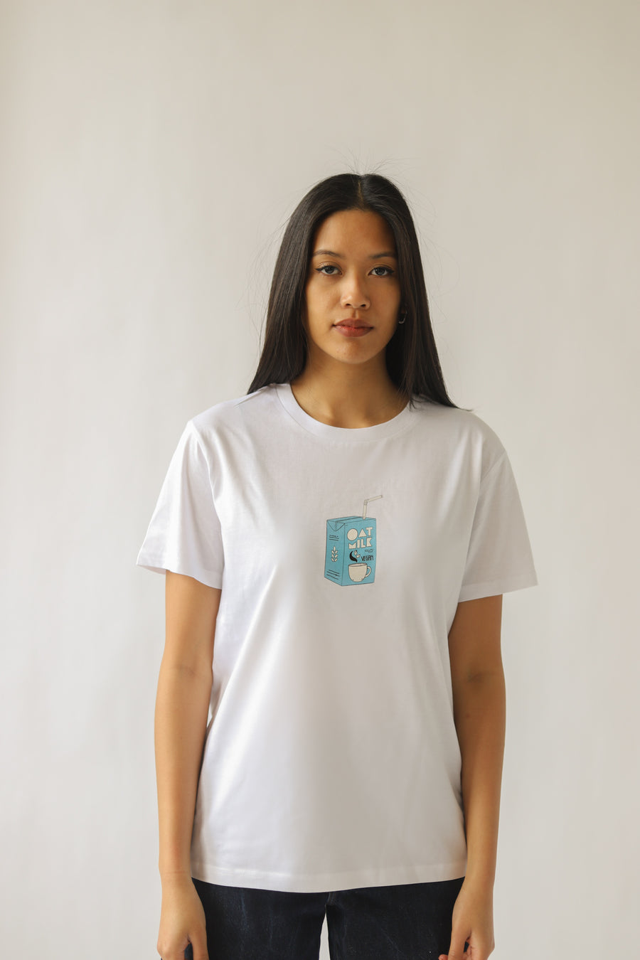 Oat Milk Addict - Unisex Organic Cotton T-Shirt