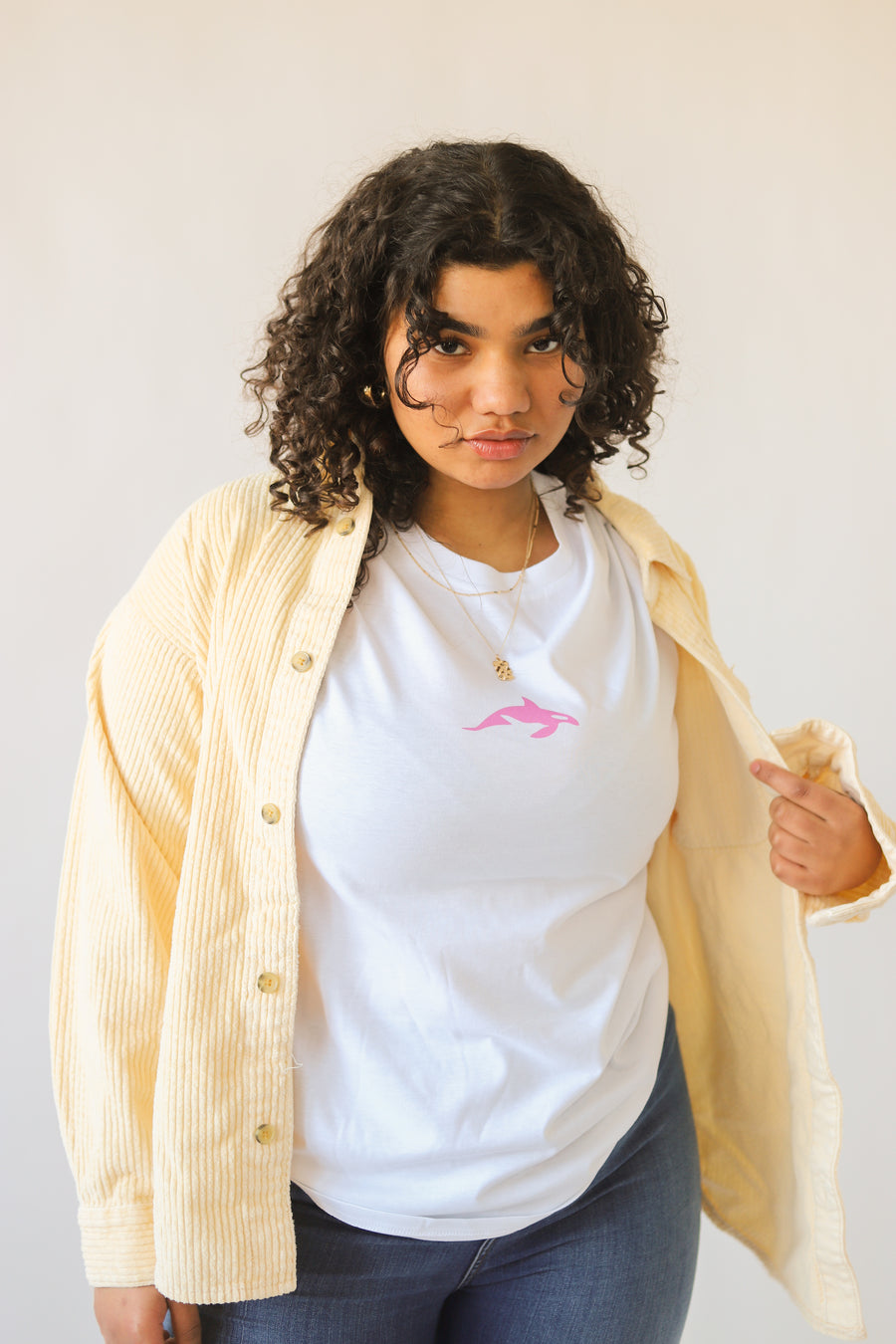 Pink Orca - Unisex Organic Cotton T-Shirt