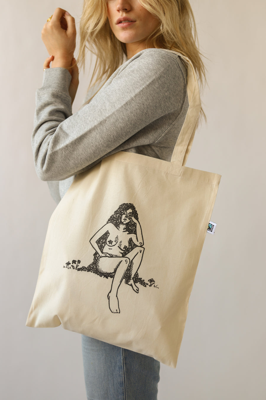 Mother Nature Tote Bag - Vegan - 100% Organic Cotton