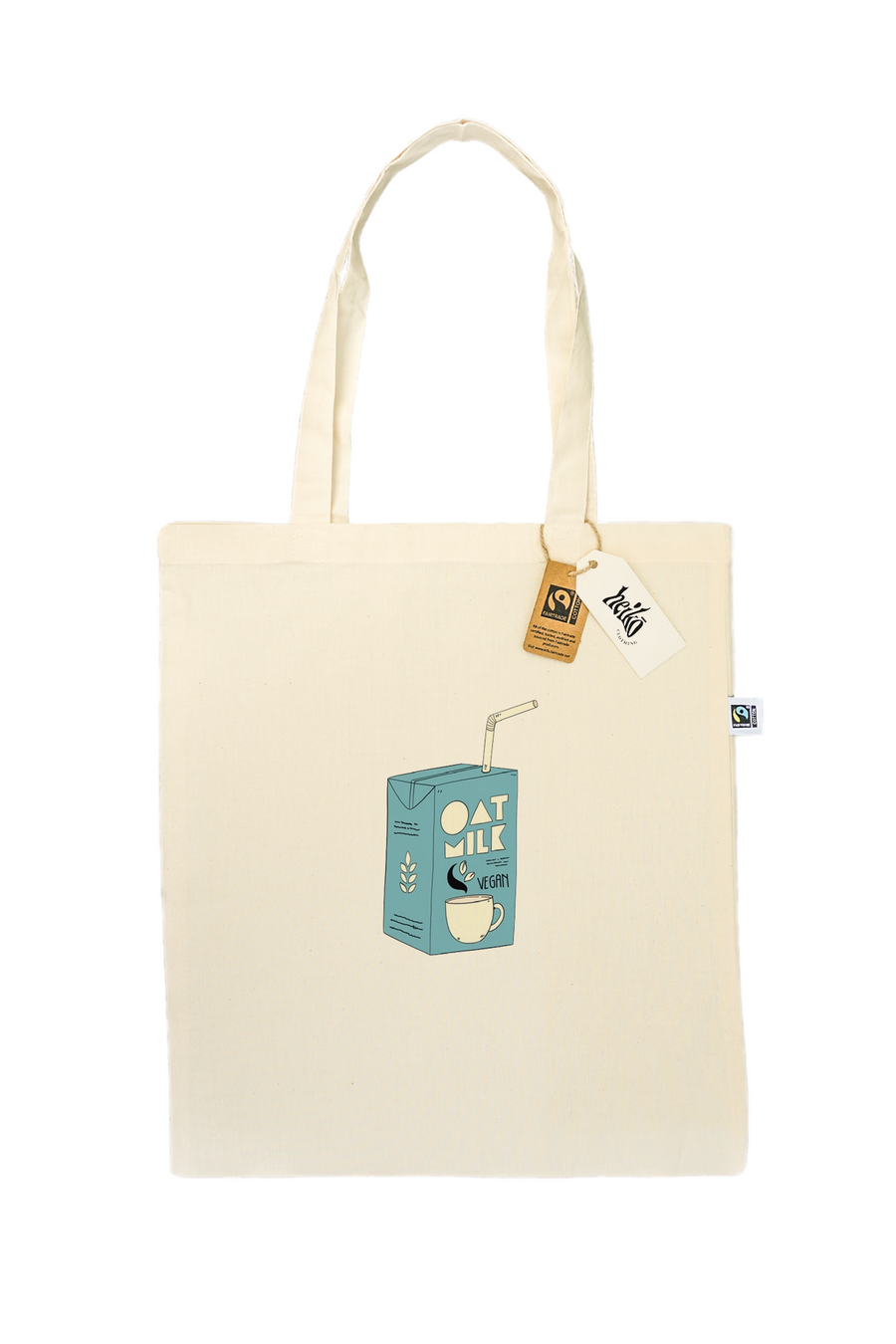 Oat Milk Addict Tote Bag - Vegan - 100% Organic Cotton