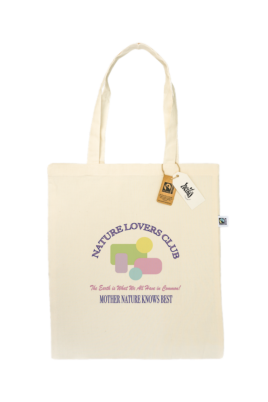 Nature Lovers Club Tote Bag - Vegan - 100% Organic Cotton