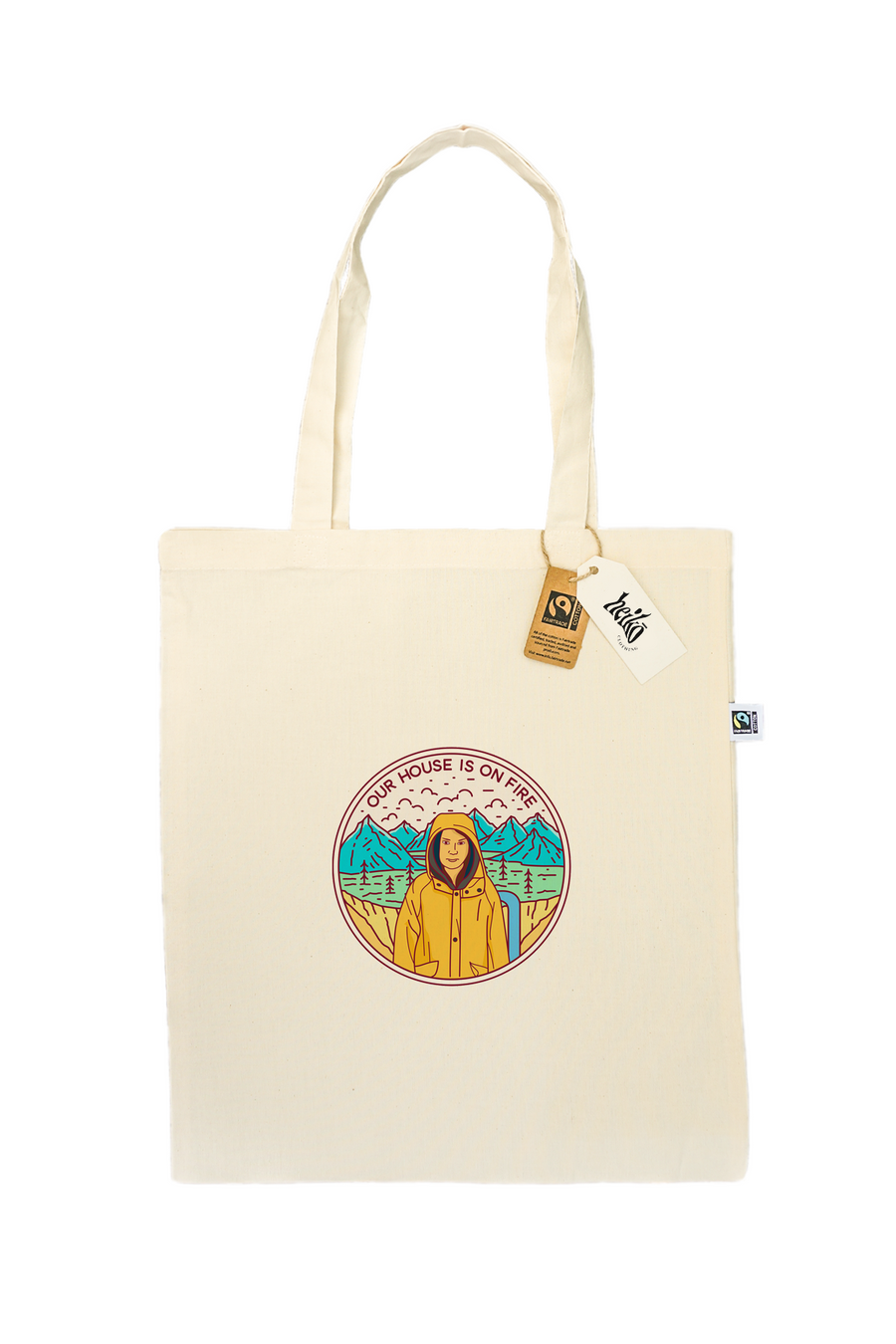 Greta Thunberg Tote Bag - Vegan - 100% Organic Cotton