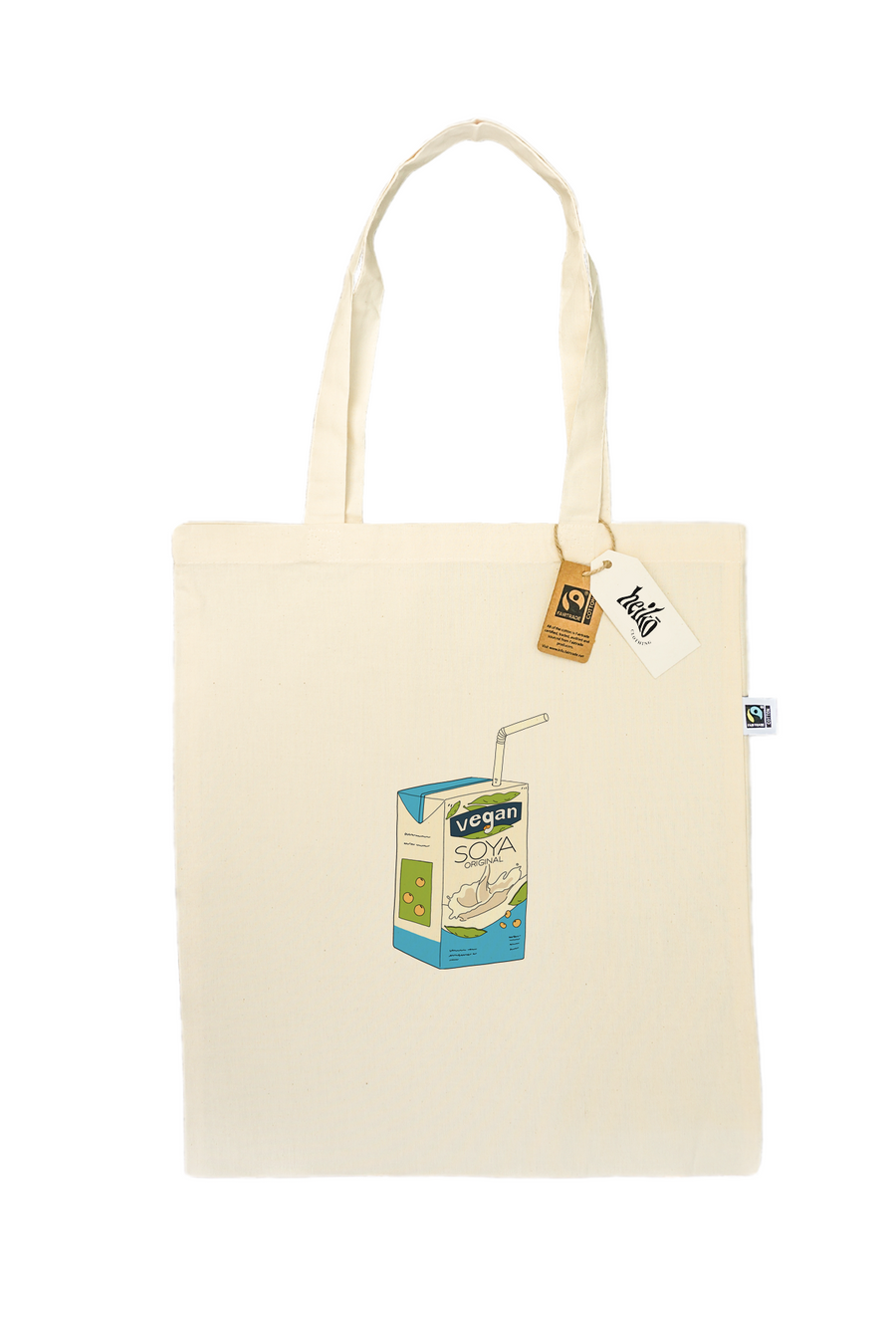 Soy Milk Lover Tote Bag - Vegan - 100% Organic Cotton