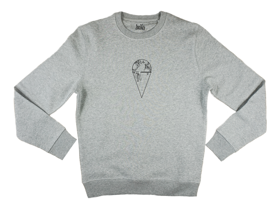 The Earth is Melting - Unisex Sustainable Sweatshirt