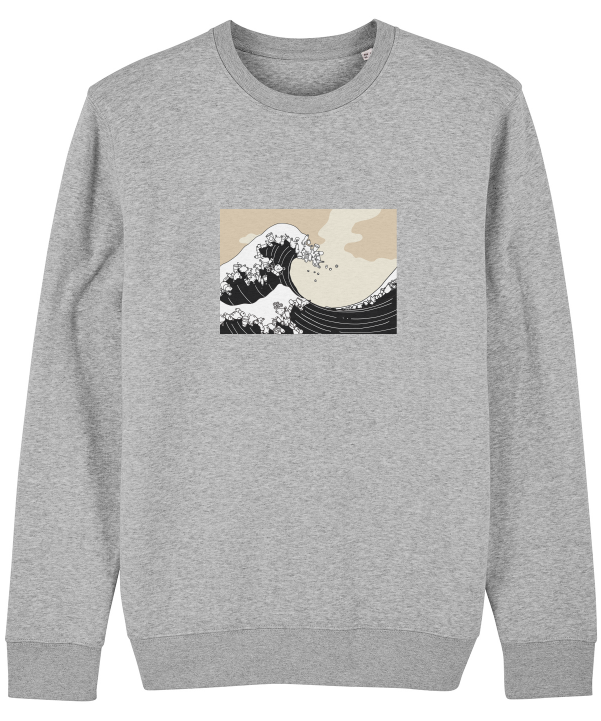 The Plastic Wave Off Kanagawa - Unisex Sustainable Sweatshirt