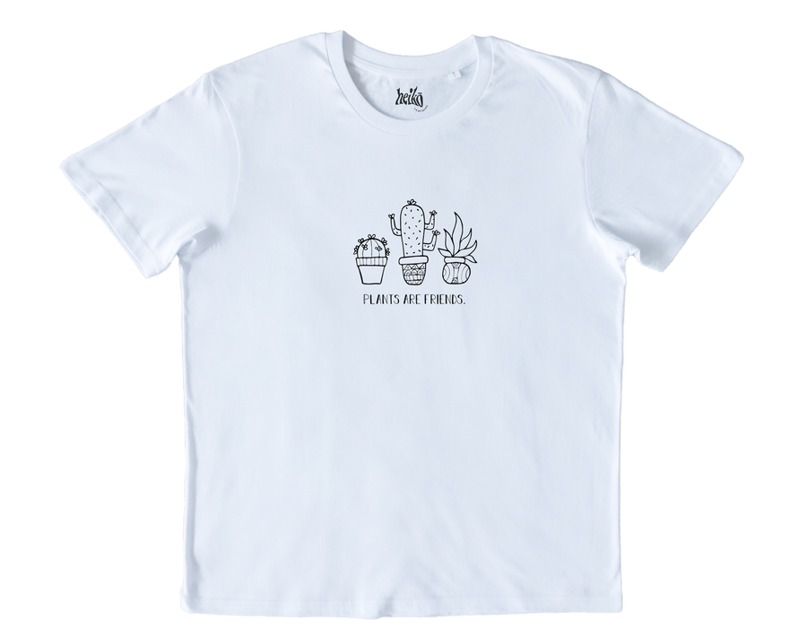 Plants are Friends - Unisex Organic Cotton T-Shirt